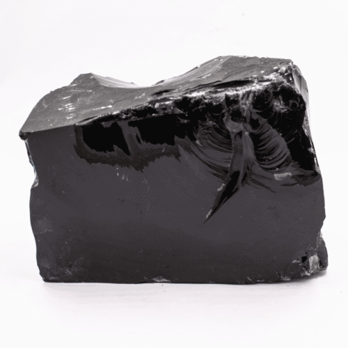 Obsidián černý - surový kámen OBC28