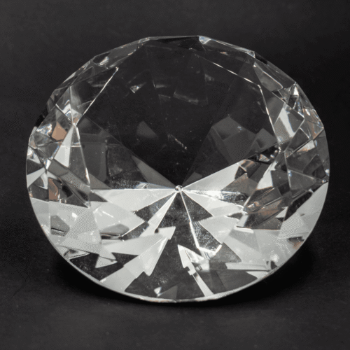 Diamant z křišťálového skla - feng shui - čirý - VADA VAD529