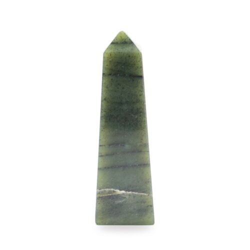 Jadeit - obelisk - tromlovaný kámen JD6