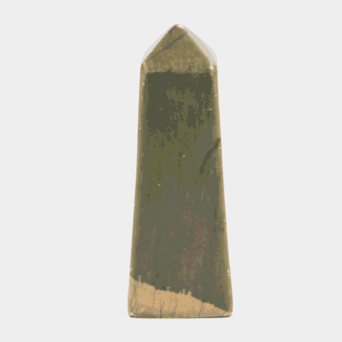 Jadeit - obelisk - tromlovaný kámen JD7