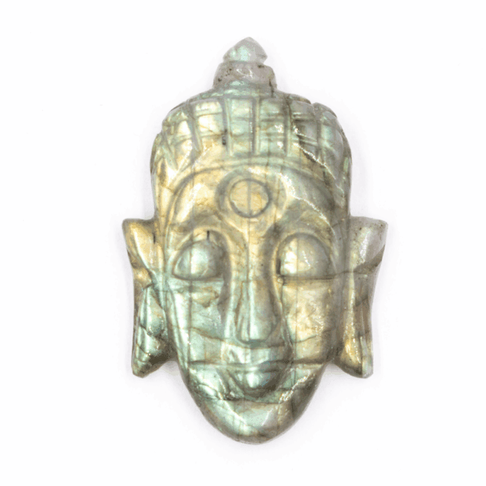 Labradorit - Buddha - broušený kámen