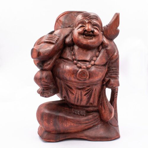 Buddha - dřevěná socha Feng shui BH3
