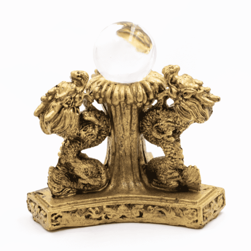 3 Draci s křišťálovou koulí - soška feng shui - VADA VAD589