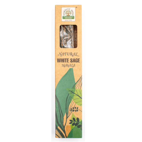 Bílá šalvěj - vonné tyčinky - Namaste India - Natural Masala
