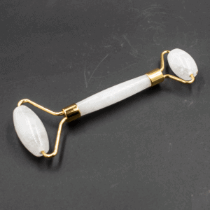 Křišťál - Masážní váleček na obličej (Face roller) - zlatá barva - VADA VAD600