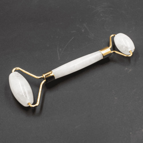 Křišťál - Masážní váleček na obličej (Face roller) - zlatá barva - VADA VAD600