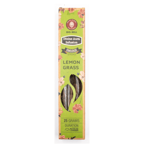 Lemongrass - vonné tyčinky Big Bell Incense - Divine Aura Infusion