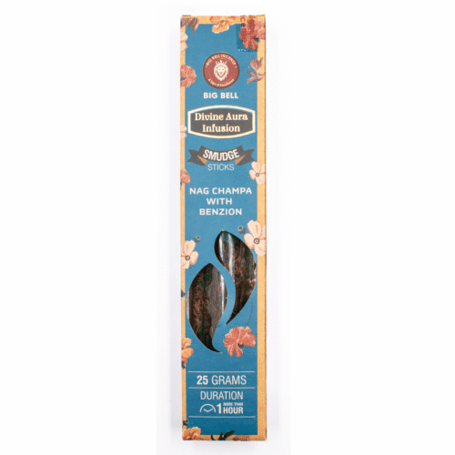 Nag champa a Benzoin - vonné tyčinky Big Bell Incense - Divine Aura Infusion