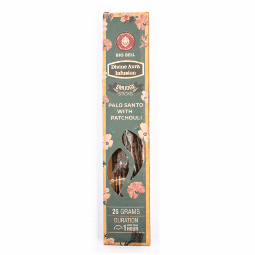 Palo Santo a Pačuli - vonné tyčinky Big Bell Incense - Divine Aura Infusion