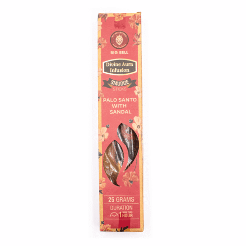 Palo Santo a santal - vonné tyčinky Big Bell Incense - Divine Aura Infusion