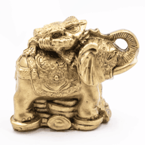 Třínohá žába na slonovi - soška Feng shui - VADA VAD598
