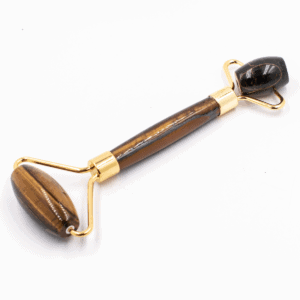 Tygří oko - Masážní váleček na obličej (Face roller) - zlatá barva - VADA VAD601