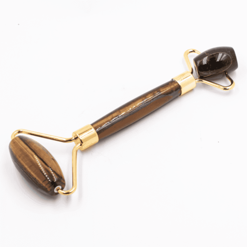 Tygří oko - Masážní váleček na obličej (Face roller) - zlatá barva - VADA VAD601