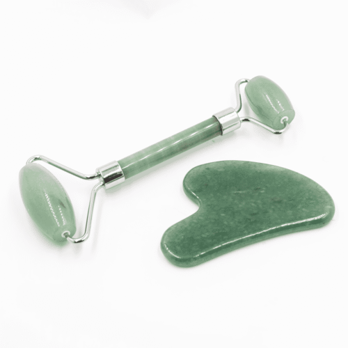 Avanturín zelený - Face roller a Gua Sha - Dárková sada - VADA VAD632