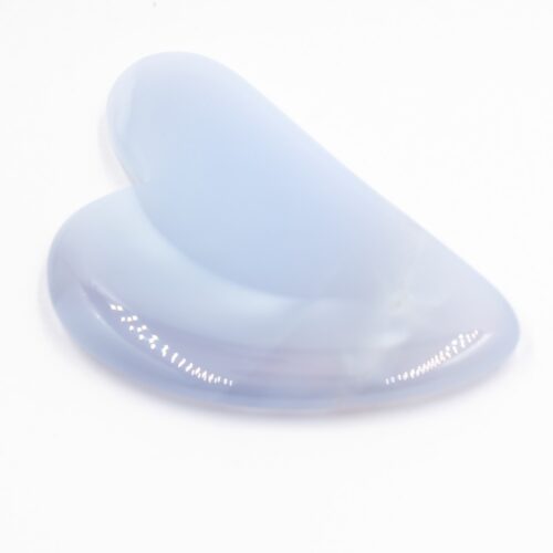 Chalcedon modrý - Gua Sha – masážní kámen