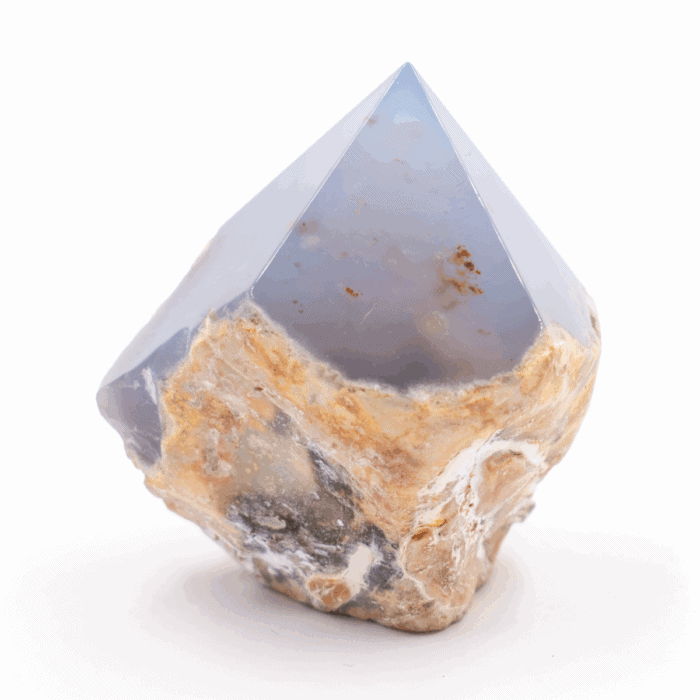Chalcedon modrý - broušený hrot CHA74