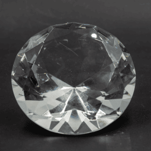 Diamant z křišťálového skla - feng shui - čirý - VADA VAD687