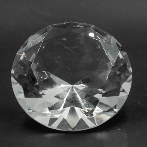 Diamant z křišťálového skla - feng shui - čirý - VADA VAD687