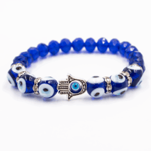 Alláhovo oko (Evil Eye) - Fatimina ruka - náramek kulička - VADA VAD645