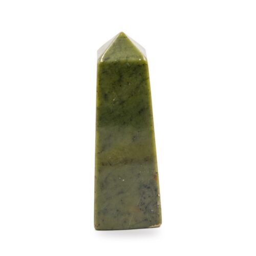 Jadeit - obelisk - tromlovaný kámen JD18