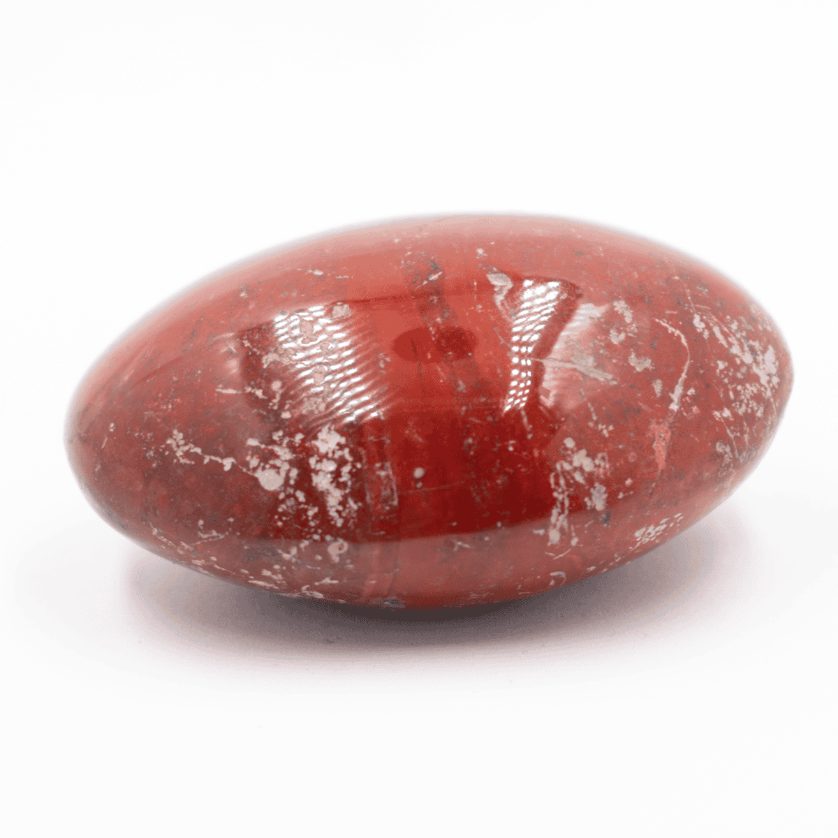 Jaspis červený - leštěný ovál JC28