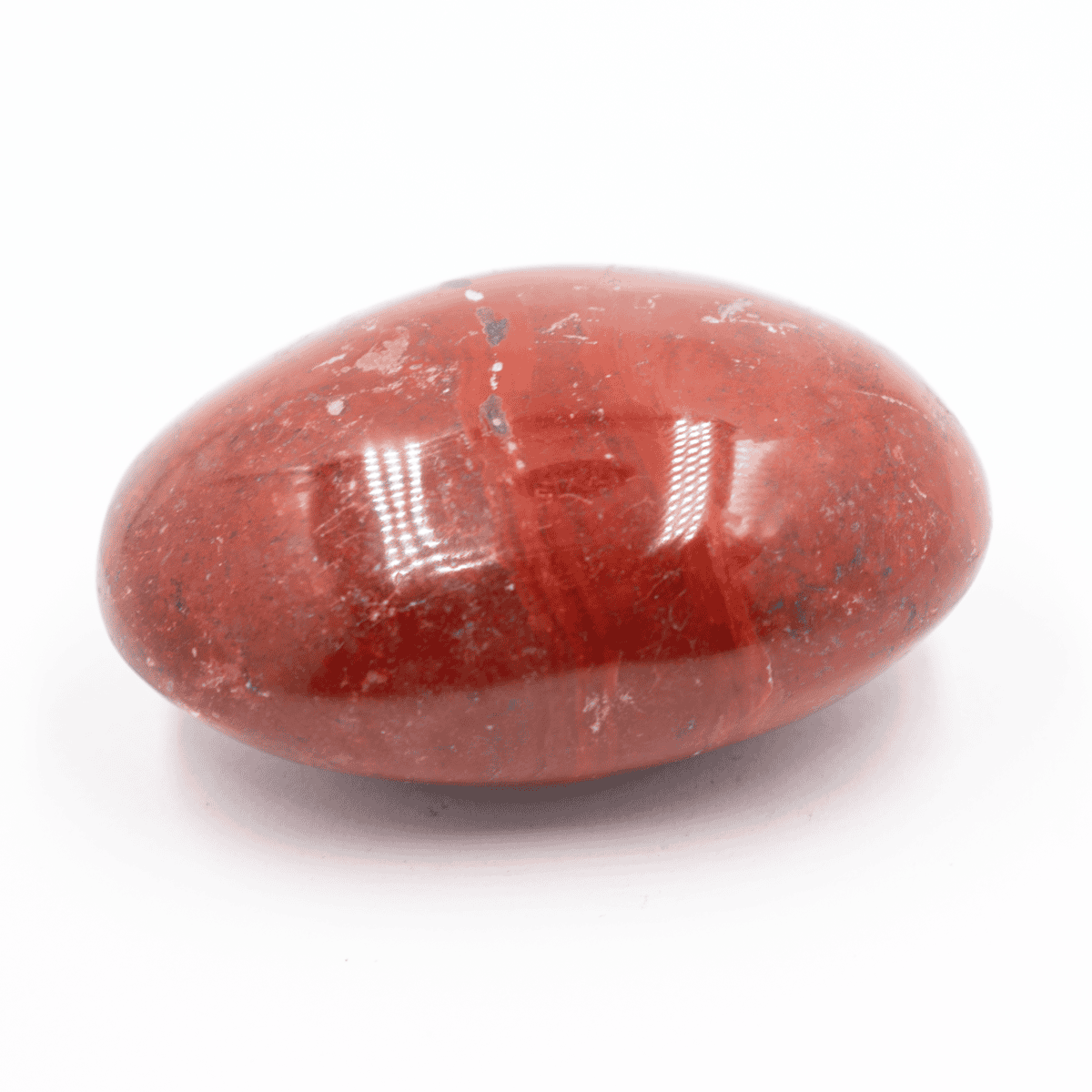 Jaspis červený - leštěný ovál JC28