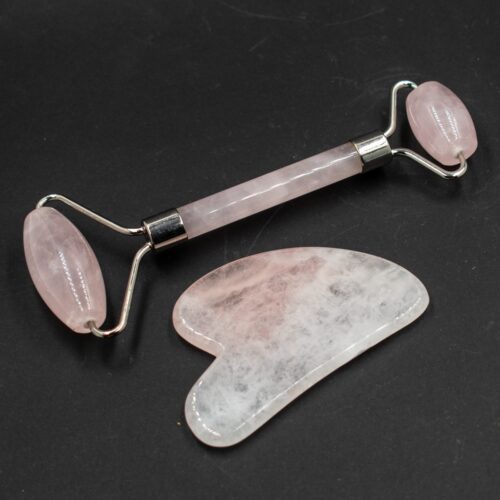 Růženín - Face roller a Gua Sha - Dárková sada - VADA VAD635