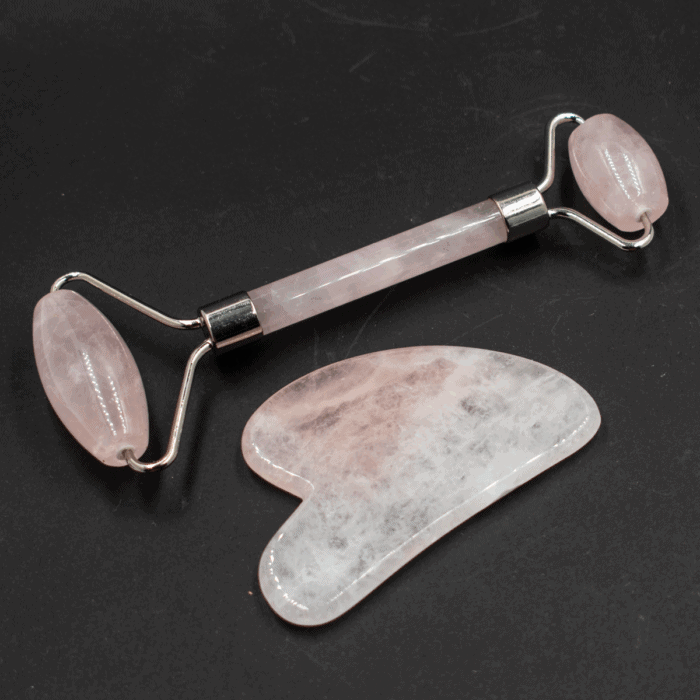 Růženín - Face roller a Gua Sha - Dárková sada - VADA VAD635