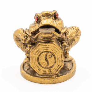 Třínohá žába s pohárem mincí - soška Feng shui - VADA VAD622