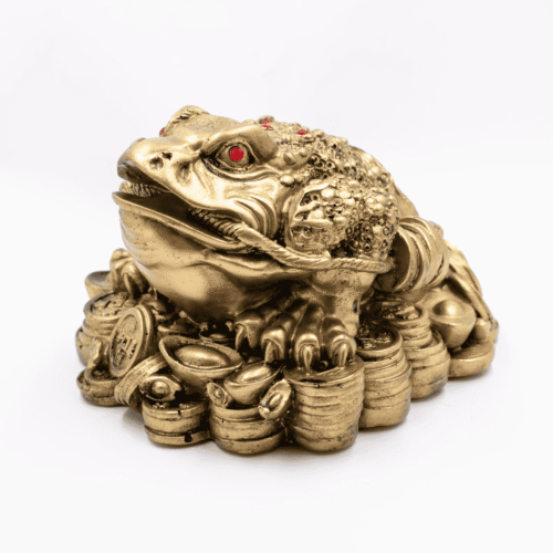Třínohá žába - soška Feng shui - maxi - VADA VAD627