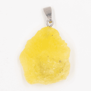 Brucit - surový kámen - stříbrný přívěsek BR11