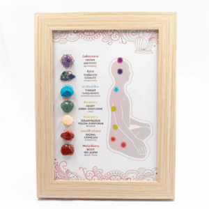 Čakrové minerály - 3D obraz - GOD5