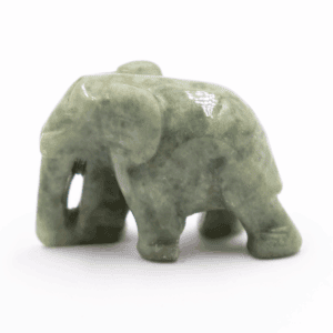 Jadeit - slon - tromlovaný kámen