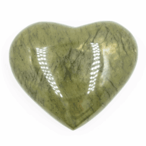 Jadeit - srdce - tromlovaný kámen JD17