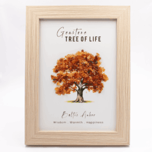 Jantar Baltický - Strom života - 3D obraz - GOD9