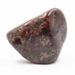 Jaspis vánoční (jaspis+pyrit+hematit) - tromlovaný kámen JV11