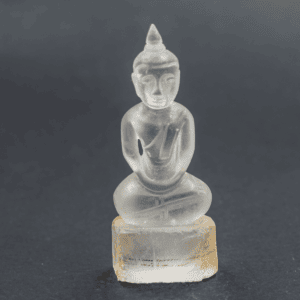 Křišťál - Buddha - tromlovaný kámen KS31