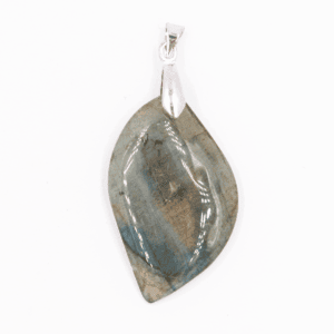 Labradorit - tromlovaný kámen - stříbrný přívěsek LP62