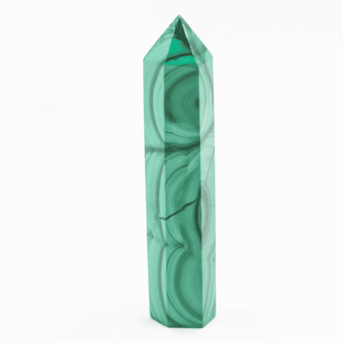 Malachit - obelisk - tromlovaný kámen M262