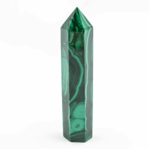 Malachit - obelisk - tromlovaný kámen M263