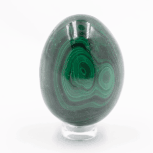 Malachit - vejce - tromlovaný kámen M277
