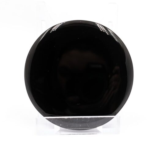 Obsidián černý - zrcátko - malé