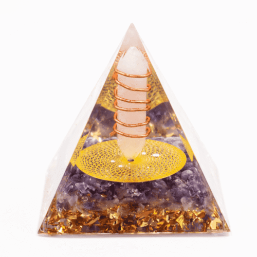 Orgonit - ametyst - pyramida ORG4