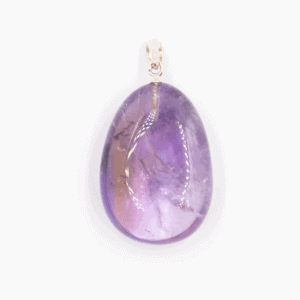 Ametrín (ametyst a citrín) - tromlovaný kámen - stříbrný přívěsek AC17