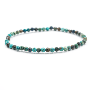Chryzokol - náramek fazetovaný kulička