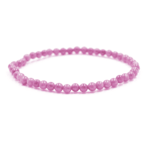 Rubín - náramek kulička 4 mm