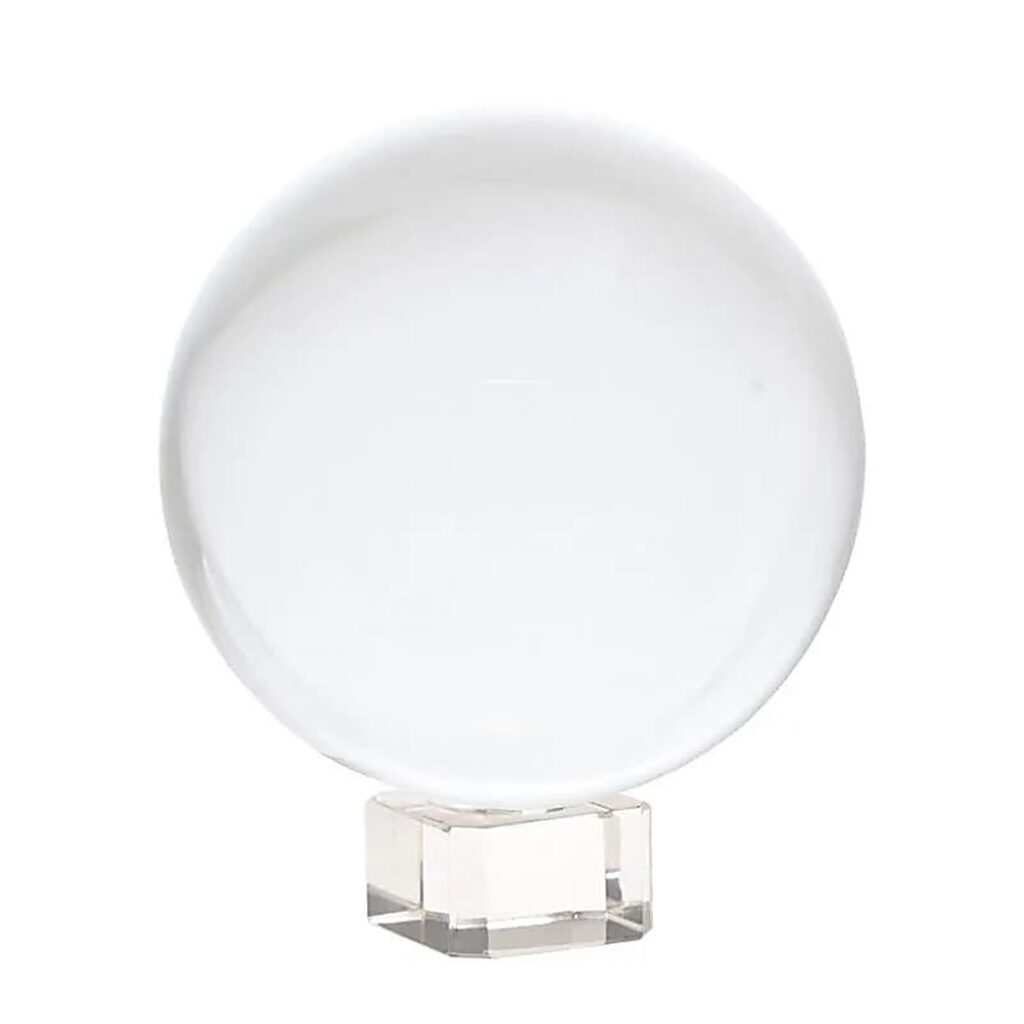 Věštecká koule z křišťálového skla – Feng shui – Velká
