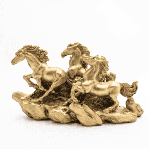 3 běžící koně - soška feng shui