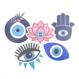 Alláhovo oko (Evil Eye) VIII. - sada samolepek SAM74