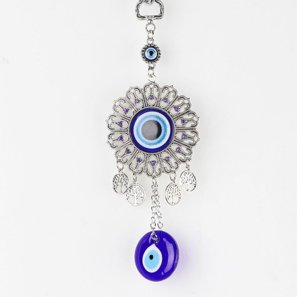 Alláhovo oko (Evil Eye) - Mandala - ochranný závěs ALO2
